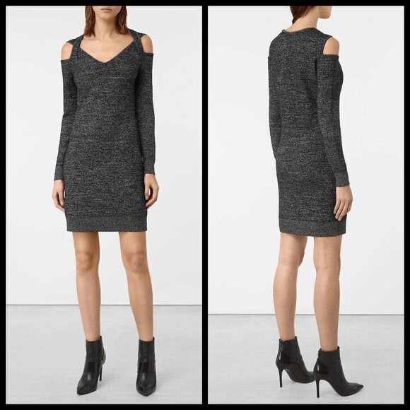 💕ALLSAINTS💕 Neri Twist Dress Knit Sweater L NWT - Picture 2 of 8